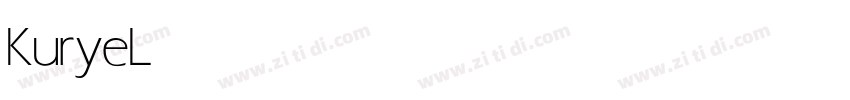 Kurye Light字体转换